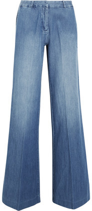 MICHAEL Michael Kors High-Rise Wide-Leg Jeans - ShopStyle