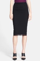 Thumbnail for your product : Jean Paul Gaultier Tulle Pencil Skirt
