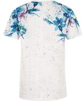 Thumbnail for your product : River Island Boys white floral mesh fade T-shirt