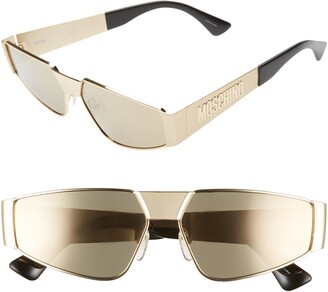 Moschino 59mm Small Shield Sunglasses