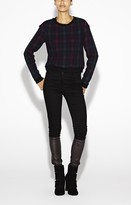Thumbnail for your product : Nicole Miller Courtney Quilted Plaid Top