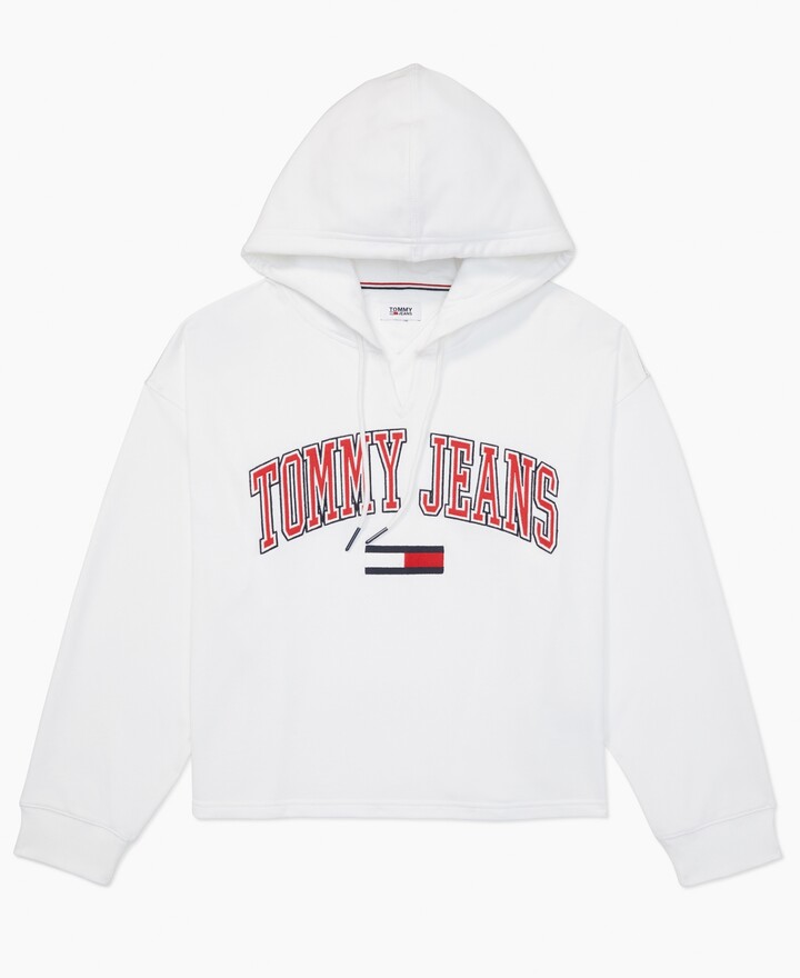 Tommy Hilfiger Adaptive Women's Logo Hoodie with Extended Opening -  ShopStyle