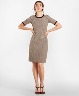 Thumbnail for your product : Brooks Brothers Petite Checked Tweed A-Line Dress