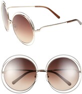 Thumbnail for your product : Chloé 62mm Oversize Sunglasses