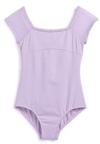 Thumbnail for your product : Bloch Point d'Esprit Cap Sleeve Leotard (Big Girls)