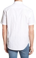 Thumbnail for your product : James Campbell Yesler Regular Fit Checkered Short Sleeve Sport Shirt