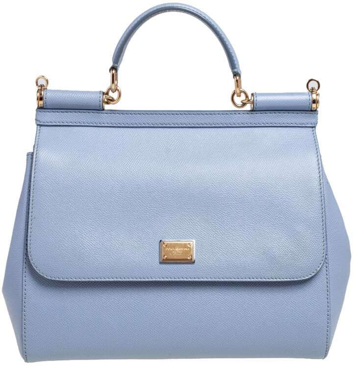 sky blue bag