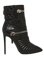 Thumbnail for your product : Giuseppe Zanotti 110mm Quilted Zipped Calf Ankle Boots