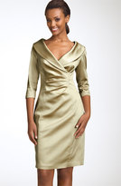 Thumbnail for your product : Kay Unger Stretch Satin Sheath Dress