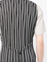 Thumbnail for your product : Homme Plissé Issey Miyake Leno striped pleated vest top