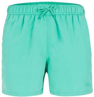 Topman Mint Green Embroidered Swim Shorts