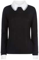Thumbnail for your product : Claudie Pierlot Contrast Collar Sweater