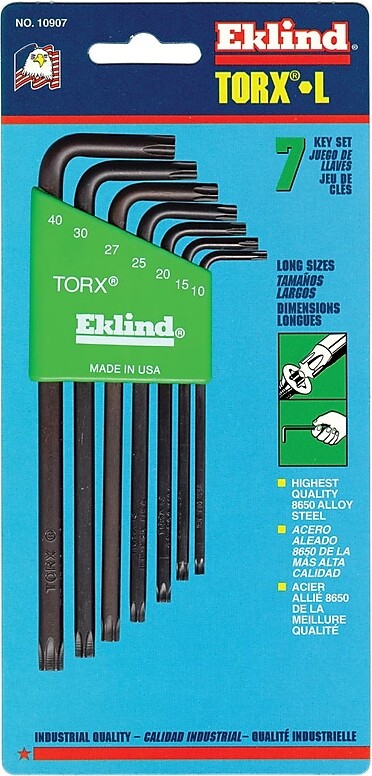 EKLIND TOOL Torx L-Key Sets