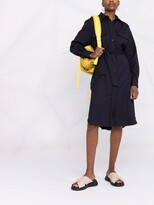 Thumbnail for your product : P.A.R.O.S.H. Long-Sleeve Button-Fastening Shirt Dress