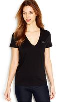 Thumbnail for your product : Lacoste Short-Sleeve V-Neck Alligator Tee