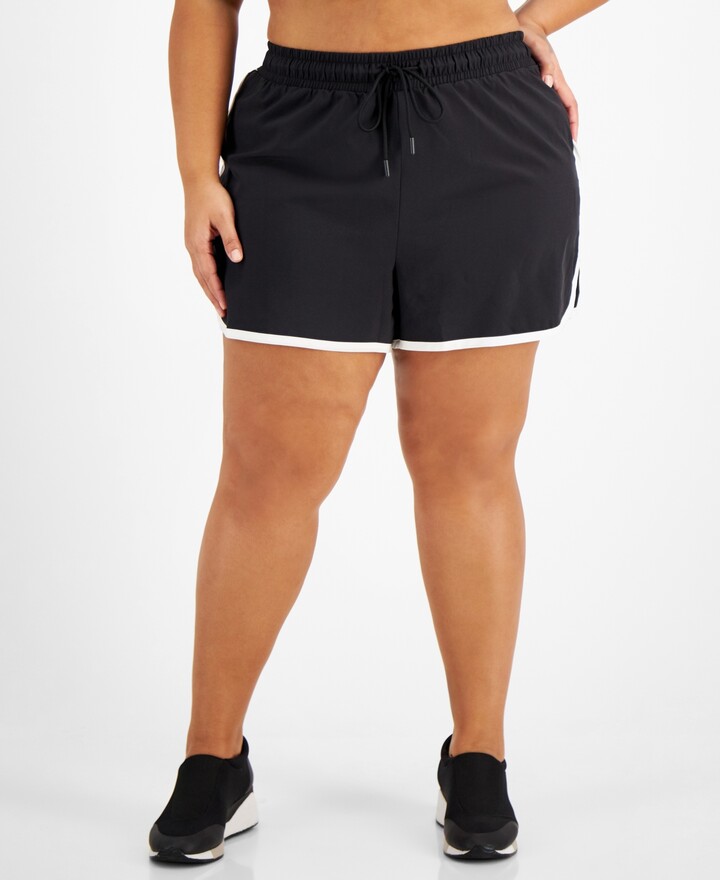 Id Ideology Plus Size Running Shorts, Created for Macy's ShopStyle
