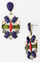 Thumbnail for your product : Cara Multi Jeweled Pendant Earrings