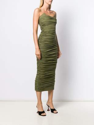 Miaou ruched strapless dress