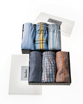 Thumbnail for your product : Neiman Marcus Boxer Briefs 3-Piece Set, Yellow/Multi