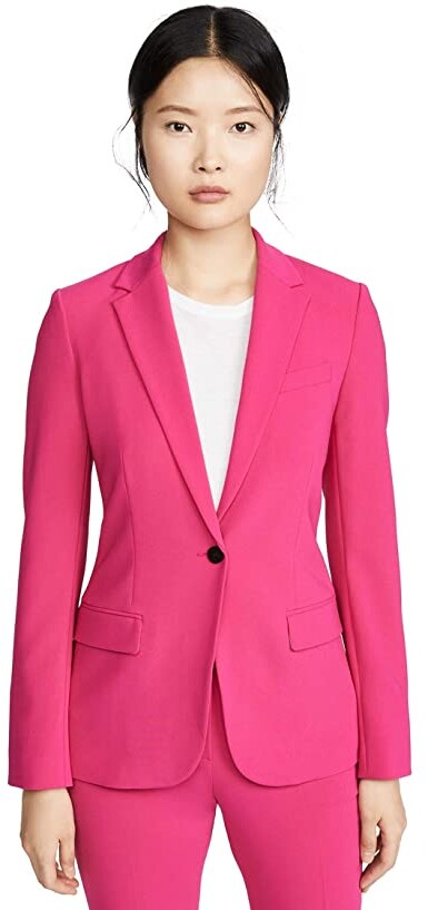 theory pink jacket