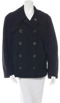 Thumbnail for your product : Balenciaga Long Sleeve Wool Coat
