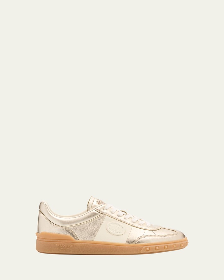 Valentino Garavani Upvillage Metallic Low-Top Sneakers