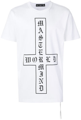 Mastermind Japan cross logo print T-shirt
