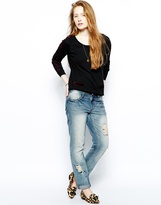 Thumbnail for your product : Maison Scotch Light Knit Long Sleeved Top