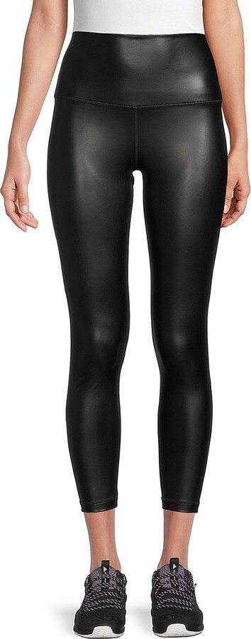 New 90 DEGREE Black Mesh Capri Pants Leggings Yoga Women's Medium & Large  $78