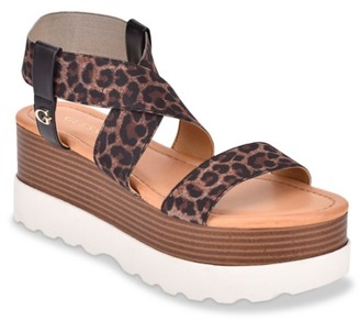 Guess Brown Wedge Sandals - ShopStyle