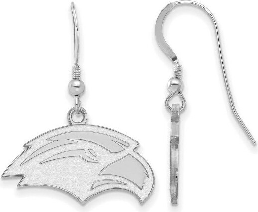 Black Bow Jewelry Co. BlackBowJewelrySterlingSilverSouthernMississippiGoldenEaglesNCAAMascotSmallDangleEarrings