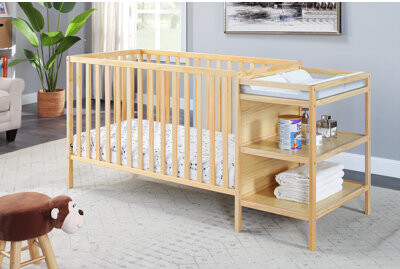 Palmer 3-in-1 Convertible Crib and Changing Table Combo