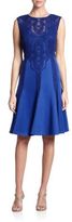 Thumbnail for your product : Tadashi Shoji Embroidered Fit-&-Flare Dress