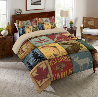 Laural Home Letterpress Love Comforter