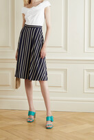 Thumbnail for your product : Jason Wu Collection Off-the-shoulder Ruched Cotton-poplin Top - White