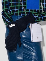 Thumbnail for your product : Ganni Ribbed Knit Mittens