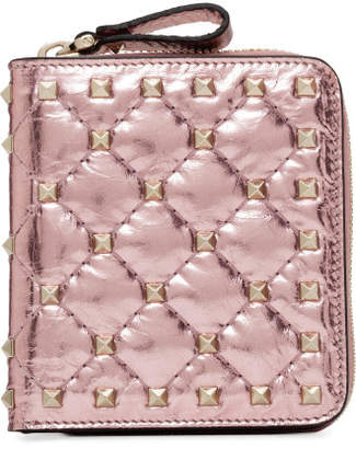 Valentino Spike Compact Wallet