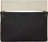 Thumbnail for your product : Lanvin Black Leather Tri-color Shoulder Bag