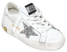 Golden Goose SUPER STAR NAPPA LEATHER SNEAKERS