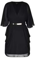 Thumbnail for your product : City Chic Citychic Faux Wrap Drape Dress