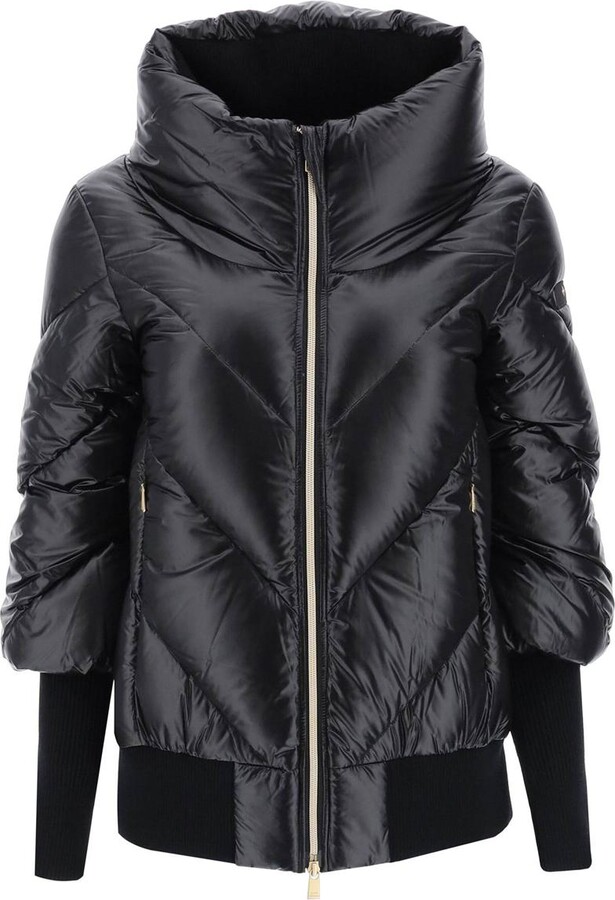 ジャケット・アウター TATRAS 2way puffer jacket black TATRAS 2way puffer jacket black