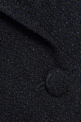 Missoni Asymmetric Cropped Metallic Boucle-knit Blazer