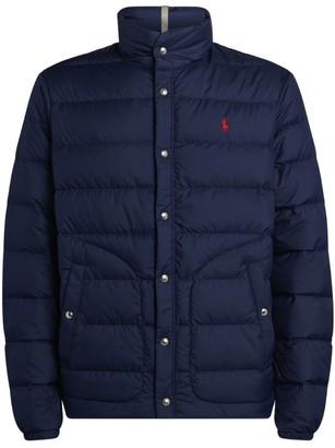 puffer polo jacket