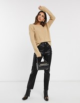 Thumbnail for your product : Vila oversized jumper with lace back detail