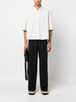 Thumbnail for your product : Lanvin Raw-Edge Pinstripe Shirt
