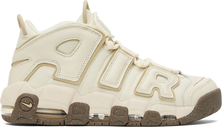 Nike Beige Air More Uptempo '96 Sneakers - ShopStyle