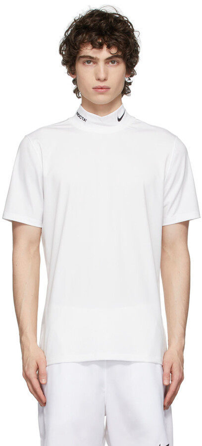 Nike White NOCTA Edition Jersey Turtleneck - ShopStyle Activewear Shirts