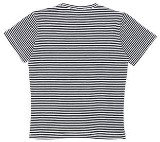 N°21 Stripes Logo Cotton Jersey T-Shirt