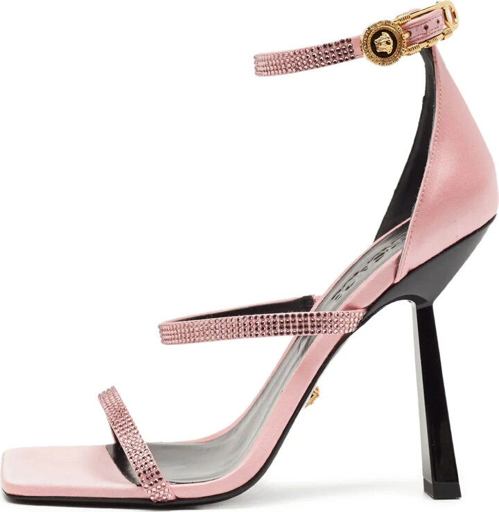 Satin Heeled Sandals