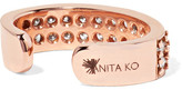 Thumbnail for your product : Anita Ko 18-karat Rose Gold Diamond Ear Cuff - one size